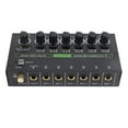 thumbnail image 1 of Mezclador De Sonido Estéreo, Divisor De Auriculares Estéreo De 6 Canales, Mezclador De Sonido De Controlador De DJ Portátil, Para Teclados, Configuraciones De, 1 of 7