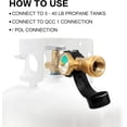 thumbnail image 4 of Indicateur de Niveau de Jauge de Réservoir de Propane et Détecteur de Fuite (2 Pack), 4 of 5