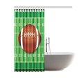 thumbnail image 2 of WOPOP Football Emblem And Badges With American Football Shower Curtain Bathroom Curtain 60x72 inches, 2 of 2