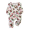 thumbnail image 3 of Family Holiday Pajamas, Family Pajamas, Christmas Pajamas Family, White Snowman Holly Pinecone Long Sleeve Crew Neck Soft Breathable Cozy Loungewear Set for Holiday, 3 of 5