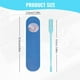 thumbnail image 2 of en 1 cortr de pelo nasal, herramienta 2024, removedor de pelo de doble cara, cuchillo de nariz giratorio manual de 360° con recolector de orejas para mujeres y hombres (rosa, 3 piezas), 2 of 3