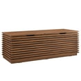 thumbnail image 2 of Modway Render Particleboard and Laminate Storage Bench in Walnut, 2 of 8