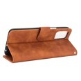 thumbnail image 4 of Pour LG K52/ K62 Étui en Cuir PU à Rabat avec Fentes pour Cartes Support Pliant folio-Marron, 4 of 5