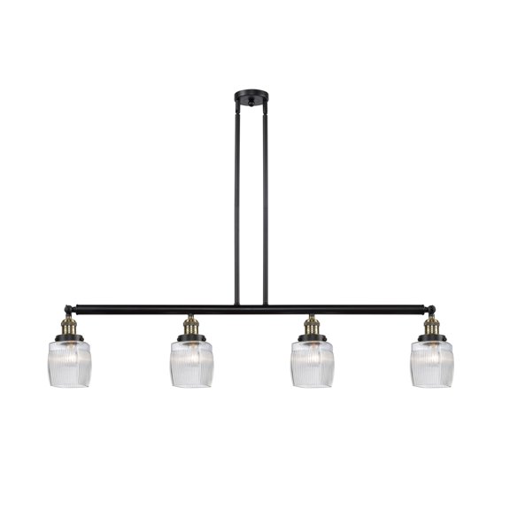 Innovations Lighting 214 Colton Colton 4 Light 50" Wide Linear Chandelier - Black
