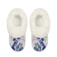 thumbnail image 2 of POLERO Womens Slippers Watercolor Border Collie Print Fuzzy Slippers for Women Indoor Fluffy Plush House Shoes for Ladies Bedroom Shoes, Size 7-8, 2 of 7