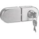 thumbnail image 1 of 10~12mm Stainless Steel Door Lock Anti-theft Security Lock Frameless Push Sliding Door Lock With Key, 1 of 5