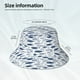thumbnail image 3 of Fotbe Blue Fish Sombrero Tipo Pescador con Estampado – Sombrero de Sol de Algodón de Moda para Playa, Golf, Pesca, 3 of 6