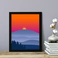 thumbnail image 2 of Designs ByLITA Blue Ridge Mountain Sunset, 5 x 7 Wall Print Inspirational (Unframed) | Beautiful Flowers | Stylish Modern Decoration For The Home and Office, 2 of 4