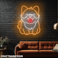 thumbnail image 2 of Craftnamesign Chow Chow Dog Neon Light For Dog Pet Spa Clinic Wall Decor, 2 of 5