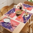 thumbnail image 5 of Japanese Placemats Set of 4 Nature Mountain Sun Blossoms Cherry Scenery Place Mats Indoor Wipeable Table Mats Washable Cloth Dining Table Placemats for Kitchen Holiday Party Home Decor 13x19 Inch, 5 of 9