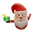 thumbnail image 3 of Inflable navideño de 3,5 pies para colgar, accesorio fotográfico de Papá para exteriores, decoración navideña para interiores, patio trasero, 3 of 9
