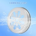 thumbnail image 5 of 16Pcs Regular Mouth Can Jar Lid Rust Proof Daisy Cut with Straw, 5 of 5