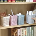 thumbnail image 6 of 4Pcs Plastic Multi-function Pen Holder Hollow Out Desk Table Organizer Chopsticks Holder, 6 of 8