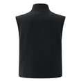 thumbnail image 3 of StSilkitty Sleeveless Vest for Men Full Zip Stand Collar Fleece Vest Jacket Outerwear with Pockets Lightweight Outdoor Waistcoat, 3 of 6