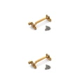 thumbnail image 1 of Tholdsy RC Car Steering Linking Turning Seat Modification Parts Reemplazo del kit de accesorios Reemplazo para A949 A959 K929 Golden dorado 2piezas Tholdsy CBP212212, 1 of 5