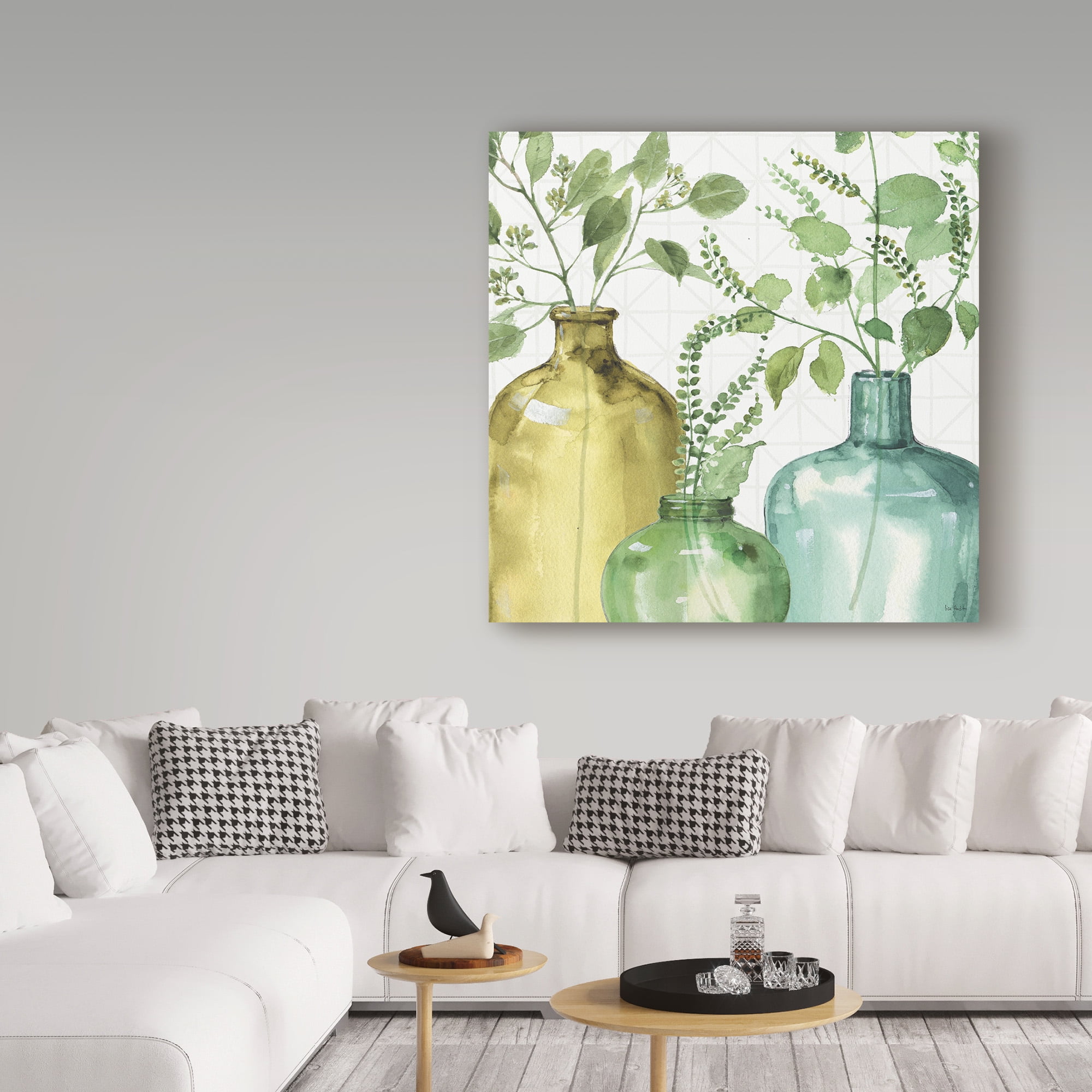Trademark Fine Art 'Mixed Greens LV' Canvas Art by Lisa Audit