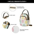 thumbnail image 4 of FORMRS Crossbody Bag for Women Quilted Travel Shoulder Cell Phone Purse with Chain Strap Handbag, Cute Gummy Bears Pattern, 4 of 7