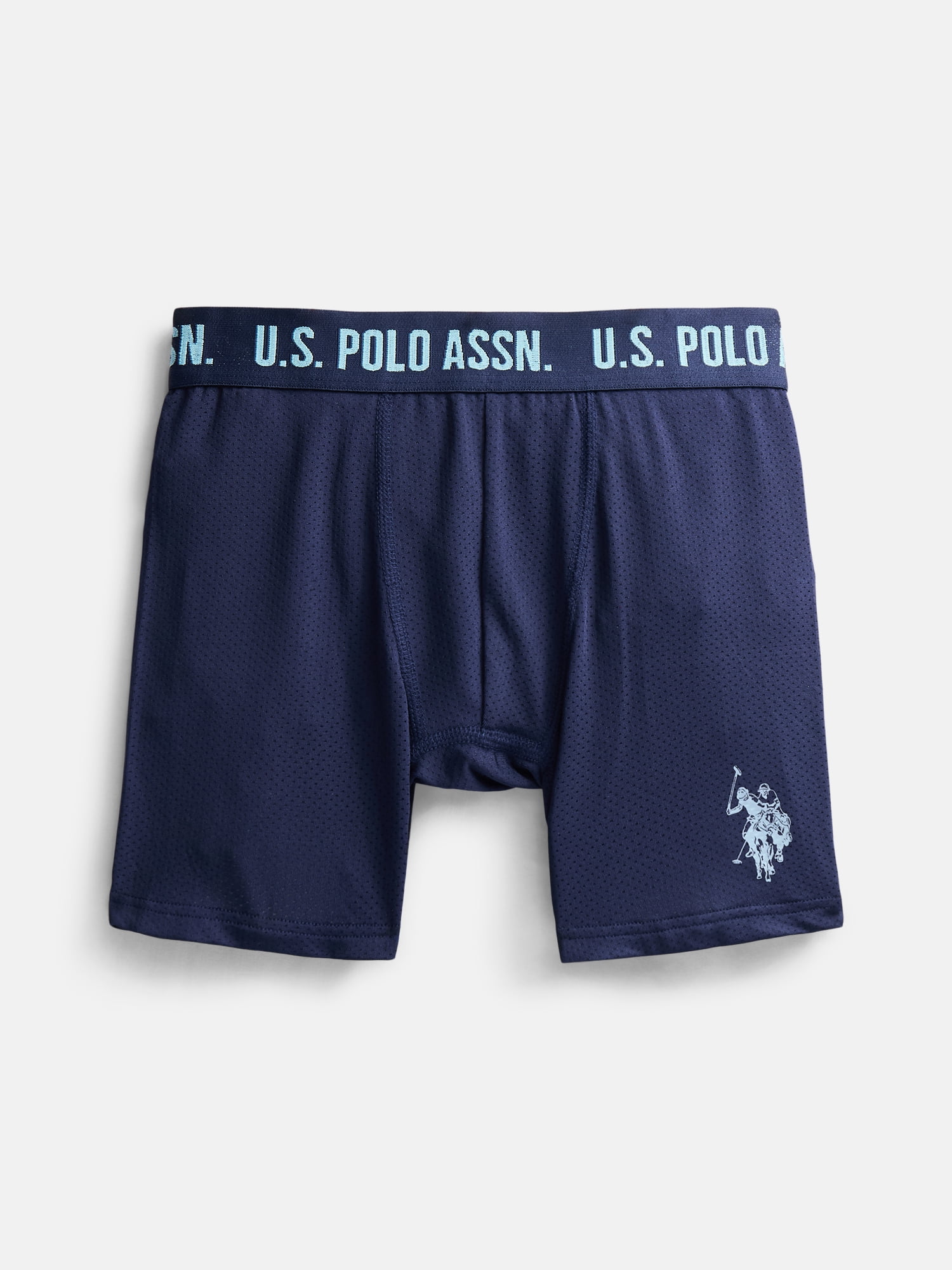 U.S. Polo Assn. Boys Performance Micro Boxer Briefs, 5 Pack, Sizes S-XXL