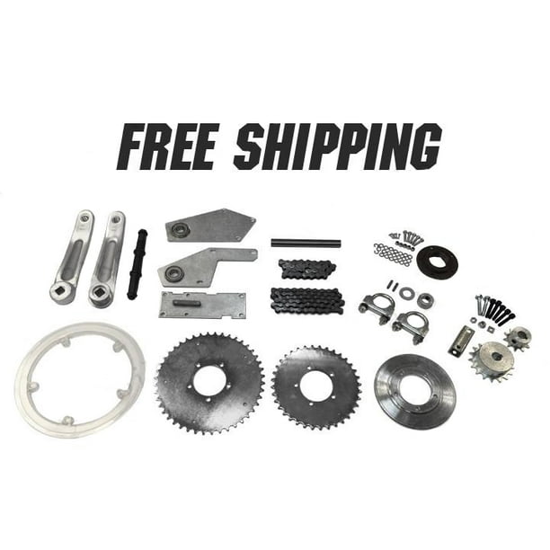 Jackshaft Kit Free Shipping 80CC Gas Motorized Bicycle