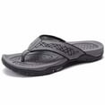 thumbnail image 7 of HOBIBEAR Mens Thong Sandals Arch Support Indoor and Outdoor Beach Flip Flop, 7 of 7
