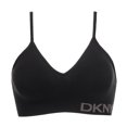 thumbnail image 2 of DKNY Seamless Bralette 2-Pack Size: XL, Color: Black/Aluminum, 2 of 4