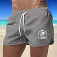 thumbnail image 2 of Mens Small Swim Trunks 7 Inch Gradient Swim Shorts Comfy Rash Guard Shorts for Men Mens Swim Trunks Summer Beach Loose Fit Men Swim Brief, 2 of 4