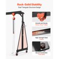 thumbnail image 3 of KFFKFF Adjustable Gantry Crane, 4400 lbs Capacity, Portable Shop Lift with 99.6-146.9 in Height Range, Includes Manual Trolley, Hoist, Sling, Shackles, and Hooks for Garage, Factory, Warehouse, 3 of 9