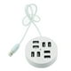 USB 8 Ports Box Multi Data Transmission USB 2.0 Hub Round Shape Multi