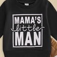 thumbnail image 5 of Toddler Baby Boy Clothes Set Long Sleeve Crewneck Sweatshirt Top Pants Cute Infant Fall Winter Outfits Baby Clothing 6 12 18 24 M 1t 2t 3t 4t 5t 6t,Black,12-18 Months, 5 of 7