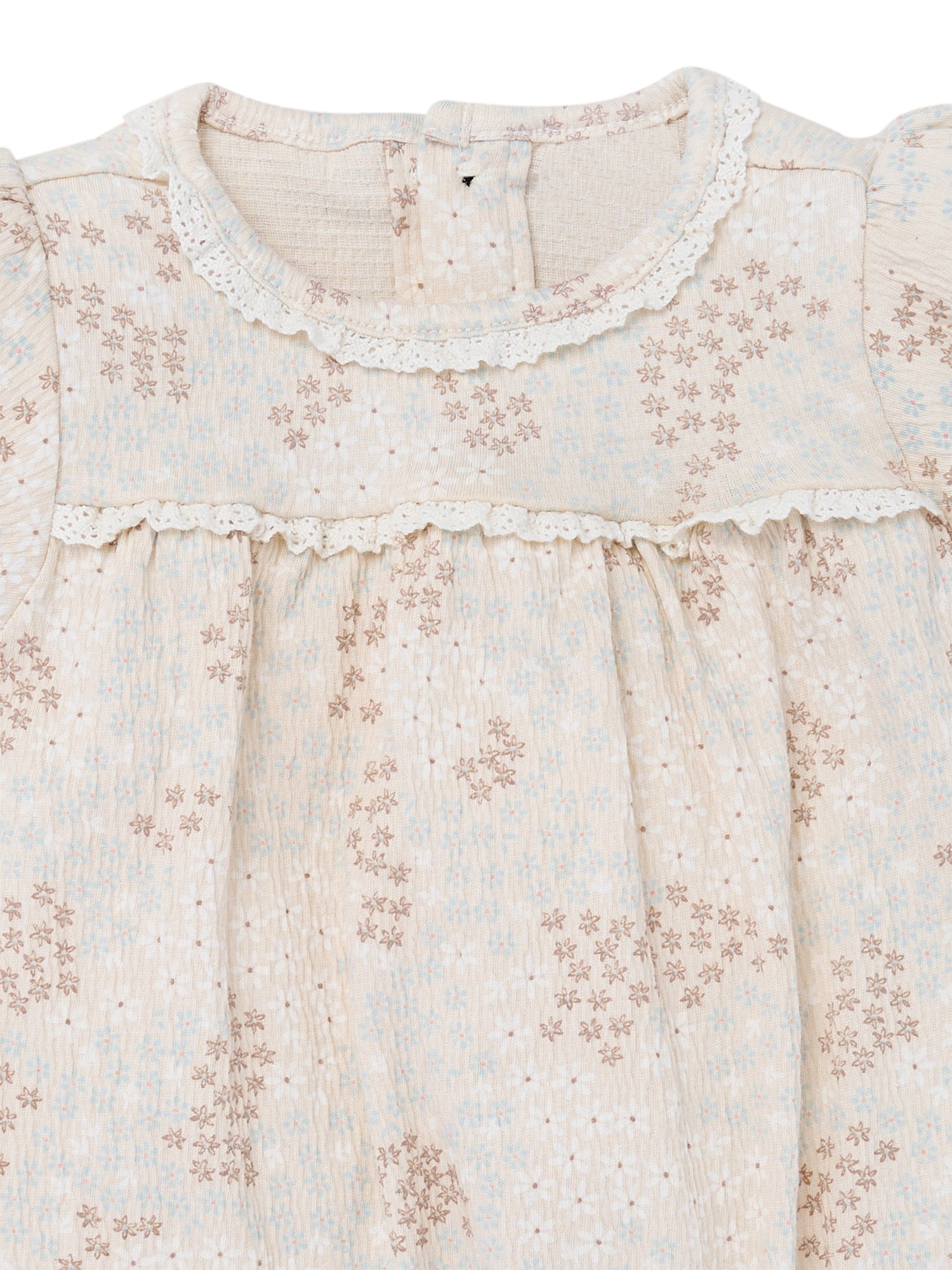 Modern Moments by Gerber Baby Girl Bubble Romper, Sizes 0/3 Months - 24 Months