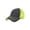 Dark Grey/Neon Yellow, variant on Top Headwear Heavy Cotton Twill Trucker Cap w/ Neon Mesh - Dark Grey/Neon Yellow