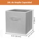 thumbnail image 3 of Garselay Cajas de Almacenamiento Plegables de Tela, Cubos de Almacenamiento 28 cm, Juguetero Organizador Infantil para Ni&ntilde;os, Cajas Organizadoras Contenedores para Cl&oacute;sets, Cajas, 3 of 8
