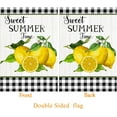 thumbnail image 4 of Welcome Summer Flag,12.5 x 18 Inch Welcome Summer Garden Flags Double Sided Printing 2 Layer Burlap Hello Summer Garden Flag for Your Summertime Decoration, 4 of 5