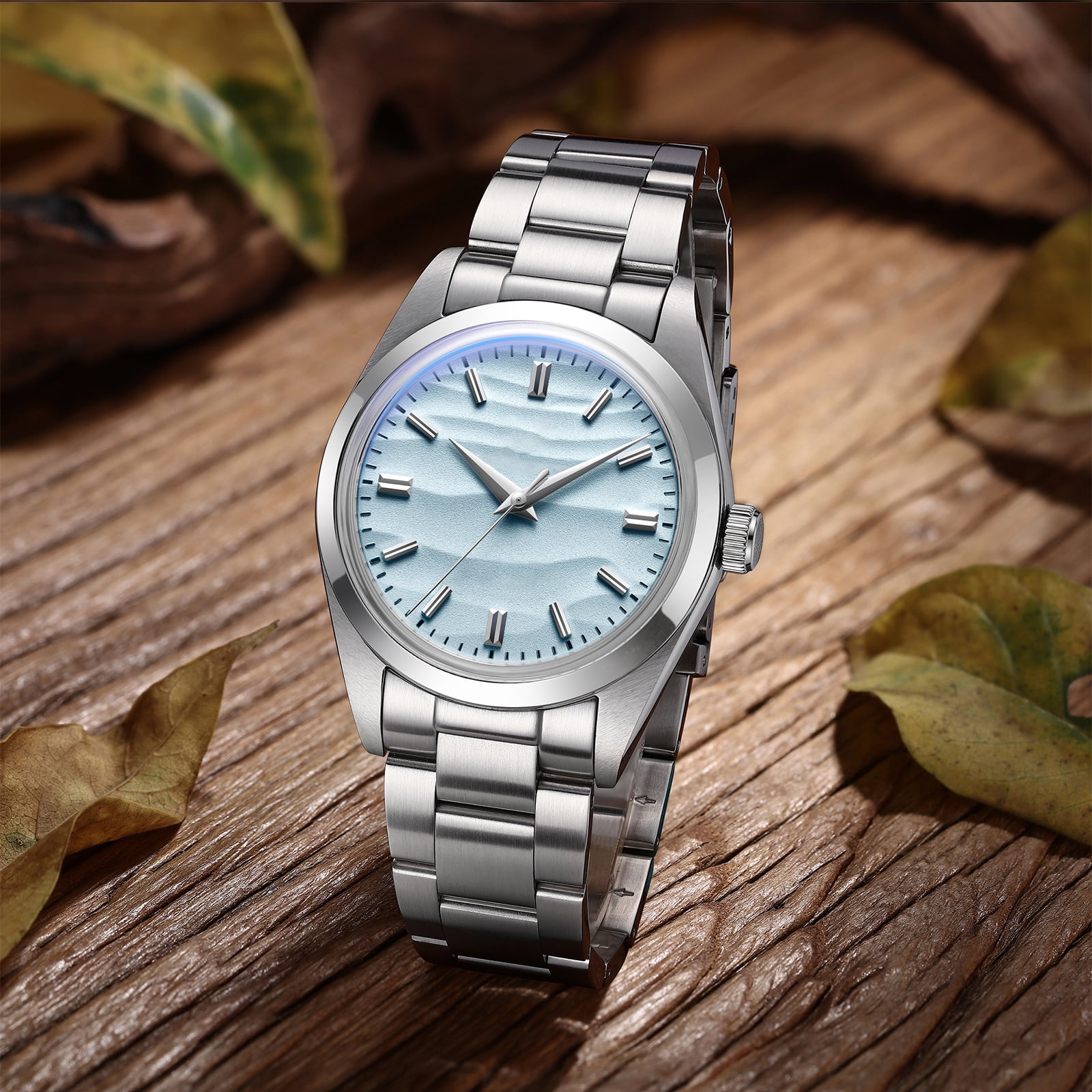 ADDIESDIVE AD2030 Luxury Quartz Watch with Japanese VH31 Quartz Movement, 316L Stainless Steel, 100m Waterproof Diver Watches, Unisex 36mm Dress/Casual