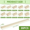 thumbnail image 3 of Wekvgz 40 Pcs Rolling Pin Guides Wood Clay Roller Guides Reusable Pottery Teaching Rolling Mud Stick Guide Multifunctional Clay Rolling Pin Guide for Pottery Fixing Clay Thicknesses, 3 of 11
