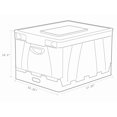 thumbnail image 2 of Storex Folding Storage Cube with Lid, Assorted Classroom Colors, 4-Pack, 2 of 2