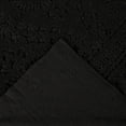 thumbnail image 5 of Better Trends 102" x 110" Bedspread For Queen Size Bed 100% Cotton Soft & Breathable Bedding Luxurious Medallion Design, Machine Washable (Black) Rio Collection, 5 of 5