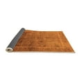 thumbnail image 2 of Ahgly Company Indoor Round Oriental Orange Industrial Area Rugs, 4' Round, 2 of 4