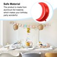 thumbnail image 4 of Bearachild 2 uds. De globos de cumpleaños, Material decorativo de papel de aluminio, suministros para el hogar de gran tamaño, arreglo de ambiente Kits de decoración para fiestas Rojo Bearachild HA060458-01, 4 of 6