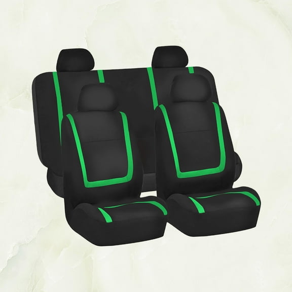 Mobutofu Green Cloth Sponge Car Seat Covers in Automotive for Driver Seat Protection
