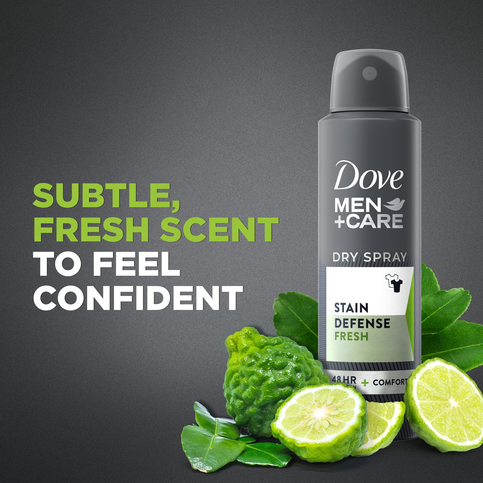 Dove Men+Care Stain Defense Fresh Dry Spray Antiperspirant Deodorant, 3.8 oz
