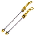 thumbnail image 5 of Eigraketly 1 par de pinchos de aleación ZTTO portátiles coloridos anodizados eje de acero de liberación rápida pinchos de ciclo componentes accesorios Oro 2piezas Eigraketly CBP203701, 5 of 5