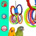 thumbnail image 2 of Bonka Bird Toys 3836 Ring Jumble Durable Puzzle Tug Pull Play Parrot Cage Toy, 2 of 7