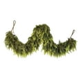 thumbnail image 3 of Guirnalda navideña de cedro, hojas de ciprés verde, guirnalda de pino artificial para escaleras interiores, barandilla, mesa, decoración navideña de, 3 of 8