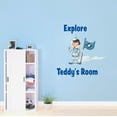 thumbnail image 2 of Explore Space Quotes Sayings Home DecorWall Decal Decoration Explore Adventurous Space Cartoon Astronaut Decorating Ideas for Boy's Bedroom Size: 9 In(W) x 10 In(H), 2 of 5