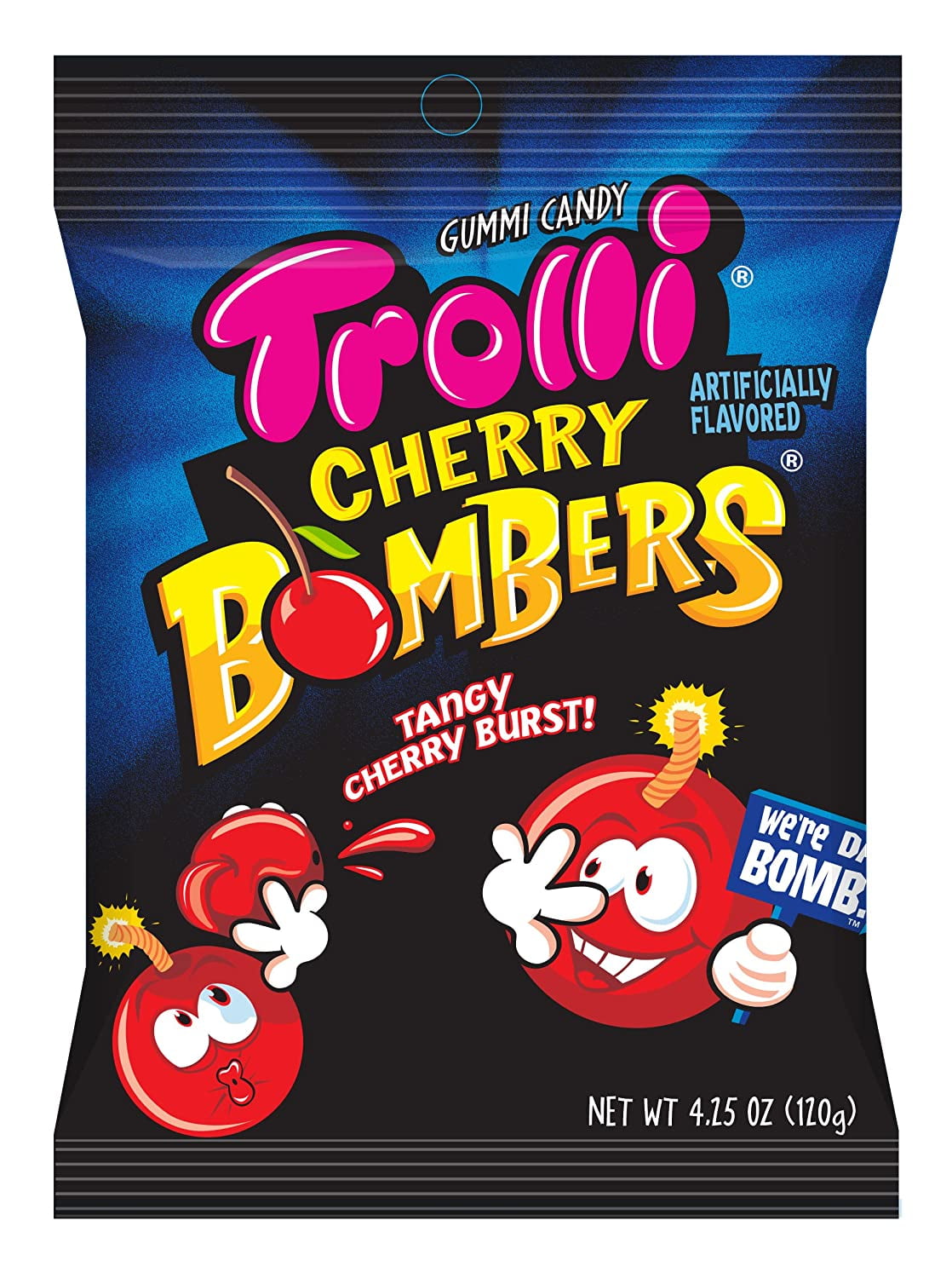 Trolli Cherry Bombers Gummy Candy, 4.25 Ounce Bag, Pack of 12 Walmart