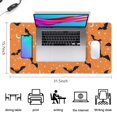 thumbnail image 5 of Long Mouse Pads for Desk,Halloween Bats with Moons and Stars Desk Mats on Top Of Desks, Desk Mouse Pad Extra Large with 3mm Non-Slip Base and Stitched Edge for Gaming,Office,Work,Home 31.5"x15.7", 5 of 6