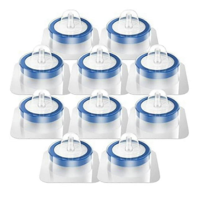 10 Pack Sterile Syringe Filter PES, 33mm Membrane Diameter, 0.22Um Pore Size, Hydrophilic Filtratio