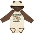 thumbnail image 3 of Inktastic My Grammy Loves Me with Sloth and Hearts Boys or Girls Long Sleeve Baby Bodysuit, 3 of 5