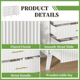 thumbnail image 6 of Fluted 6 Drawer Dresser for Bedroom, Modern Closet Dressers Chest of Drawers for Living Room, 6 of 7